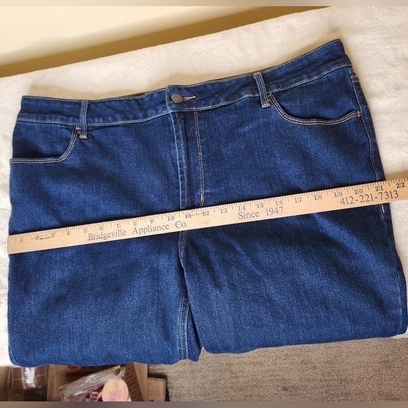 Old Navy High-Rise Super Skinny Dark Wash Jean Size 20 - Picture 6 of 8